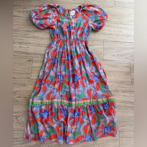 Umgee Colorful Floral Maxi Dress